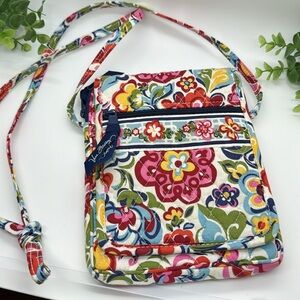 Vera Bradley Floral colorful purse with a long strap cross body